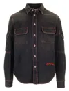 Off-white Script Samurai Shirt In Black