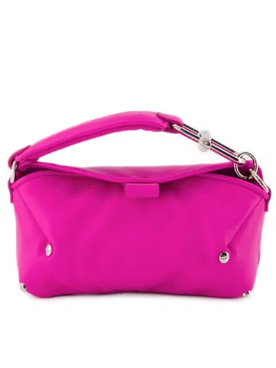 Off-white San Diego S Crossbody  - Fuchsia - Leather In Pink