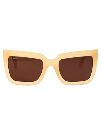 Off-white Sand Acetate  Sunglasses