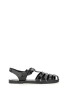 Off-white Off To Sandals In Black