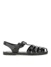 Off-white Off To Sandals In Black