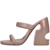 Off-white Off White Sandals Brown In Marrone Scuri