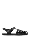 Off-white Off To Sandals In Black