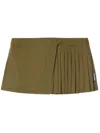Off-white Savana Mini Skirt In Green