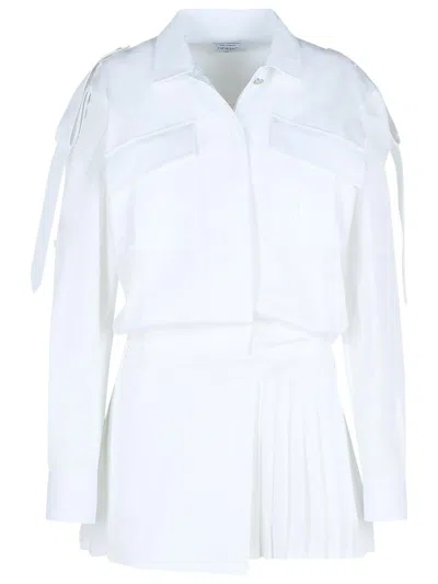 Off-white Off White 'savana' White Cotton Dress