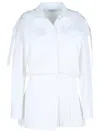 Off-white Off White 'savana' White Cotton Dress In White