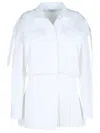 Off-white Savana White Cotton Dress