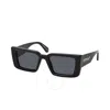 Off-white Savannah Dark Grey Rectangular Unisex Sunglasses Oeri064 1007 53
