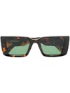 Off-white Sunglasses In Braun
