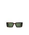 Off-white Savannah Oversized-frame Sunglasses In Green