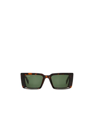 Off-white Savannah Oversized-frame Sunglasses In Green