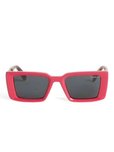 Off-white Savannah Square-frame Sunglasses In Pink