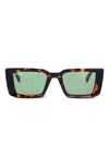Off-white Savannah Square Sunglasses In Brown