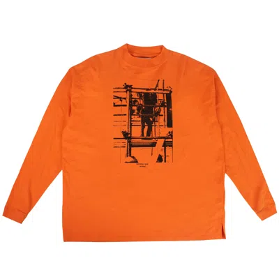 Pre-owned Off-white Scaffolding T-shirt 'orange'
