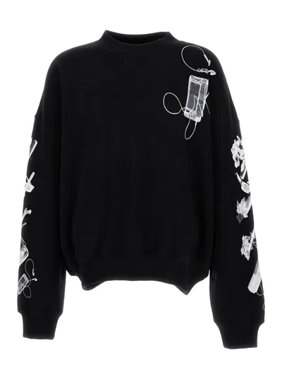 OFF-WHITE OFF-WHITE SCAN ARR OVER CREWNECK