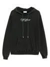 Off-white Scissor-arrow Hoodie In Black