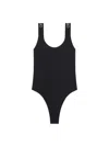 Off-white Off White Logo Swimsuit In Black