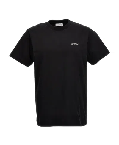 OFF-WHITE OFF-WHITE LOGO PRINTED CREWNECK T-SHIRT