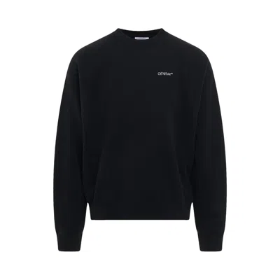 Pre-owned Off-white Scratch Tab Skate Sweatshirt 'black' | Men's Size Xs