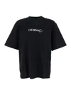 Off-white Graphic Print Short Sleeve Skate T-shirt In Black