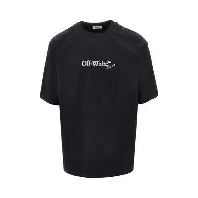 Off-white 'scribble Arrow' Skate Fit T-shirt In Black