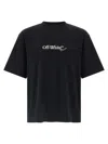Off-white Scribble Arrow Skate T-shirt In Black
