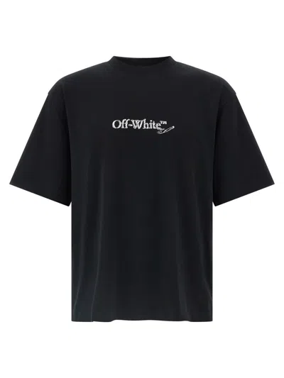 Off-white Scribble Arrow Skate T-shirt In Black