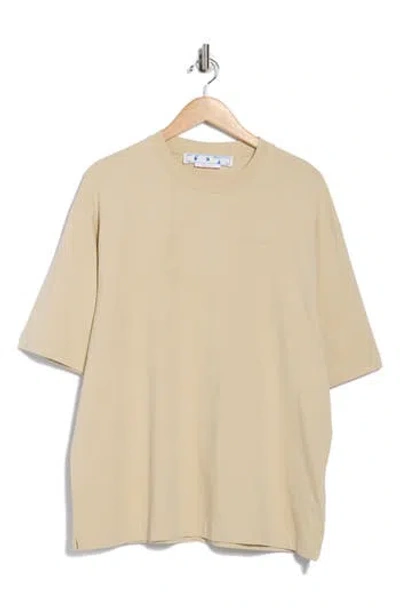 Off-white Scribble Carry Over Skate T-shirt In Neutral