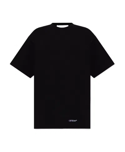 OFF-WHITE OFF-WHITE SCRIBBLE DIAG CREWNECK T-SHIRT