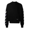 Off-white Scribble Diag Print Sweatshirt In Black