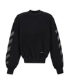 Off-white Scribble Diag Print Sweatshirt In Black