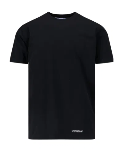 OFF-WHITE SCRIBBLE DIAG PRINTED T-SHIRT
