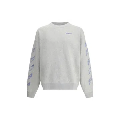 OFF-WHITE SCRIBBLE DIAG SKATE CREWNECK