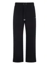 Off-white Diag-stripe Track Pants In Black