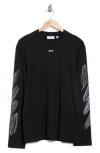 Off-white Scribble Diagonal Skate Sweatshirt In Multi