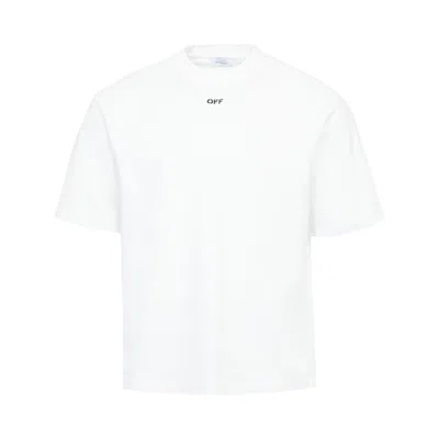 Pre-owned Off-white Scribble Diags Skate Short-sleeve Tee 'white/black' | Men's Size M