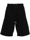 Off-white Off White "sporty Bermuda Shorts With Embroidered Arrow In 1001 Black White
