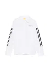 Off-white Scribble-print Shirt In White