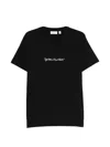 Off-white Arrow Script Short-sleeve T-shirt In Black