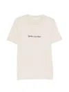 Off-white `script Arrow` Short Sleeve Slim T-shirt In Neutral