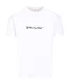 Off-white Script Arrow Cotton T-shirt In White