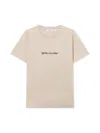 Off-white `script Arrow` Short Sleeve Slim T-shirt In Neutral