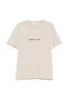 Off-white `script Arrow` Short Sleeve Slim T-shirt In Neutral