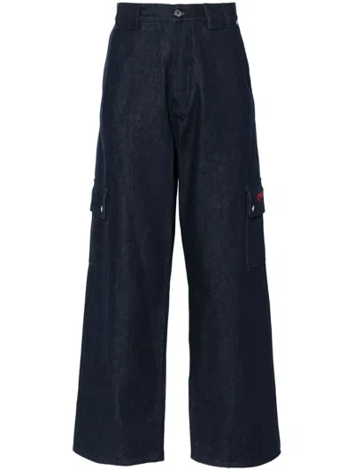 OFF-WHITE SCRIPT CARGO JEANS