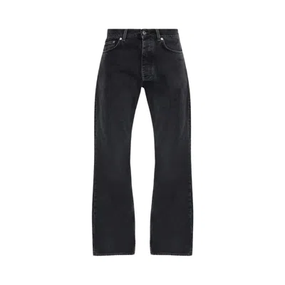 Pre-owned Off-white Script Logo 90s Skate Jeans 'vintage Black' | Men's Size 36