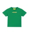 Off-white Script-logo Cotton T-shirt In Green