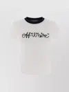 Off-white Script Logo Short Sleeve T-shirt In White