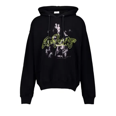 Pre-owned Off-white Script Mary Skate Hoodie 'black'