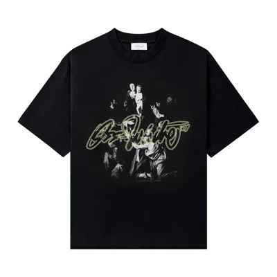 Pre-owned Off-white Script Mary Skate Tee 'black'