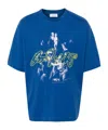 Off-white Script Mary T-shirt In Blue